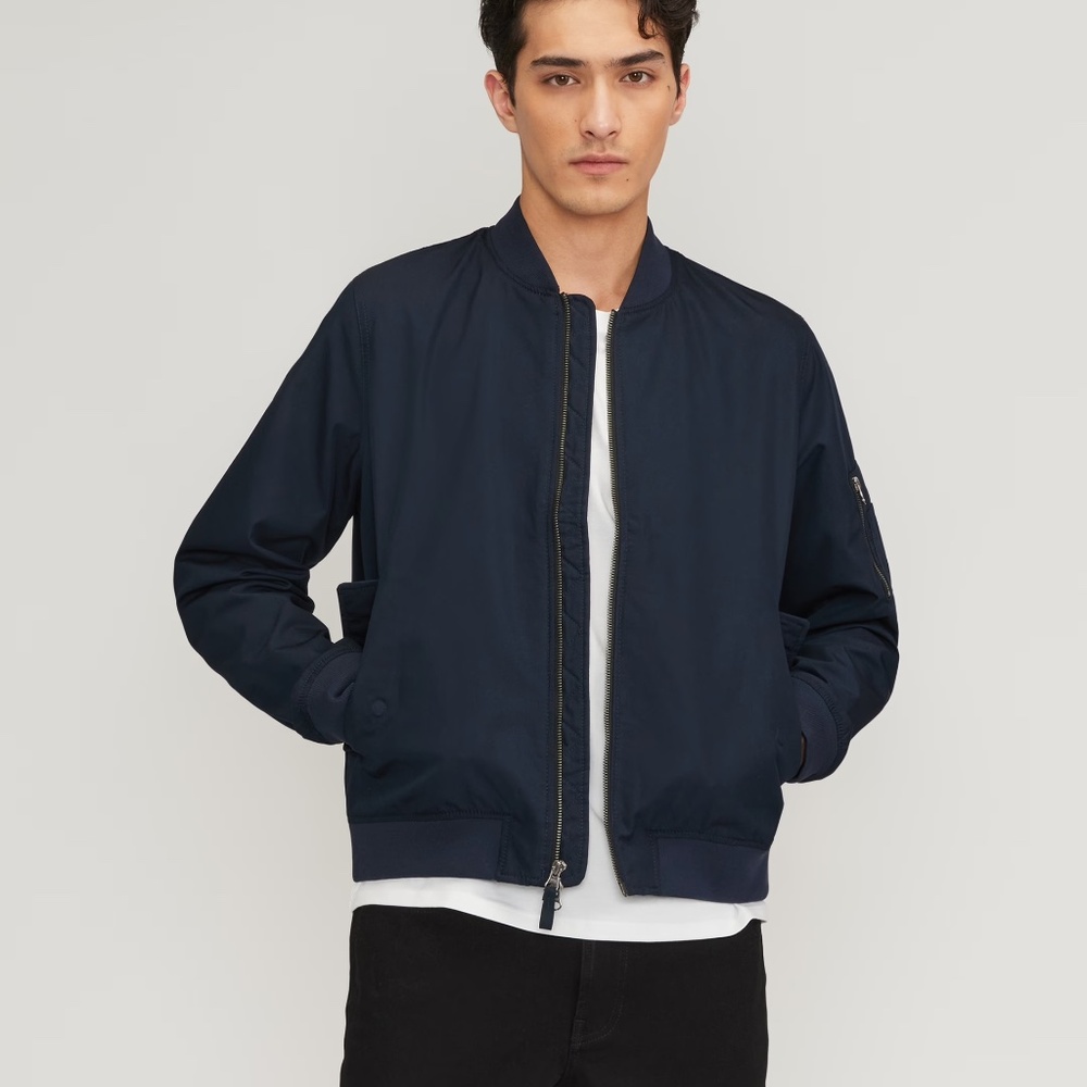 Everlane Mens Uniform Bomber Jacker